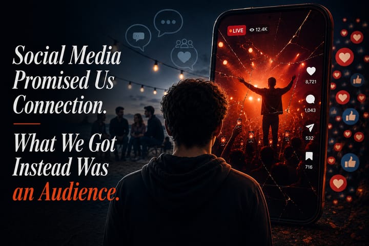 Social Media Promised Us Connection. What We Got Instead Was an Audience.